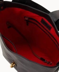 Florentine Lily Bucket Black Black -Dooney & Bourke B0546D SCBLSCBL ALT2 1