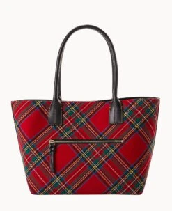 Tartan Small Russel Red -Dooney & Bourke B0567G TTRDPABL ALT3 1