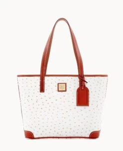 Ostrich Charleston Bone -Dooney & Bourke B0592G OTBOPATN 1