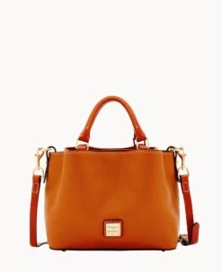 Pebble Grain Mini Barlow Caramel 25 Pebble Grain Mini Barlow Caramel -Dooney & Bourke B0736G AWCAPATNO000 1
