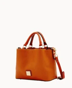 Pebble Grain Mini Barlow Caramel 27 Pebble Grain Mini Barlow Caramel -Dooney & Bourke B0736G AWCAPATNO000 ALT1 1