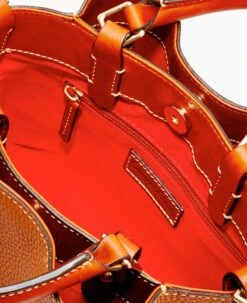 Pebble Grain Mini Barlow Caramel 28 Pebble Grain Mini Barlow Caramel -Dooney & Bourke B0736G AWCAPATNO000 ALT2 1