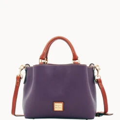 Pebble Grain Mini Barlow Caramel 34 Pebble Grain Mini Barlow Caramel -Dooney & Bourke B0736G AWXPPATN