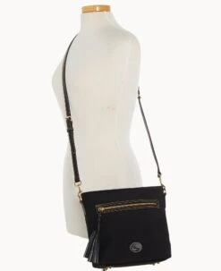 Nylon Lani Crossbody Black Black 20 Nylon Lani Crossbody Black Black -Dooney & Bourke B0836G INBLPABL ALT4 1