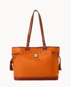 Pebble Grain Double Strap Tassel Bag Black Black 39 Pebble Grain Double Strap Tassel Bag Black Black -Dooney & Bourke B0872G AWCEPATN