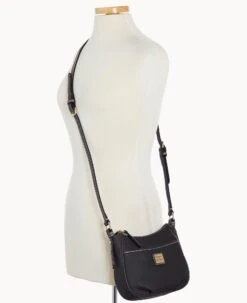 Pebble Grain Margo Crossbody Black Black -Dooney & Bourke B0875G AWBLPABL ALT4 1