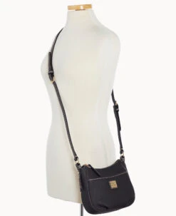 Pebble Grain Margo Crossbody Black Black -Dooney & Bourke B0875G AWBLPABL ALT4