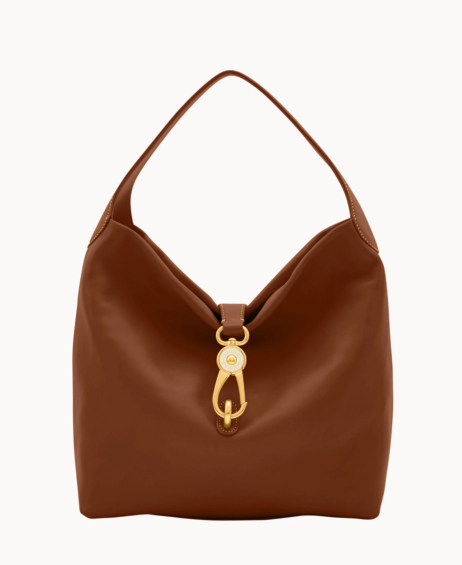 Florentine Logo Lock Shoulder Bag Natural 15 Florentine Logo Lock Shoulder Bag Natural - Image 15