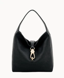 Belvedere Logo Lock Shoulder Bag Brown Tmoro -Dooney & Bourke B0882G BJBLBJBL 2