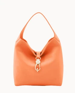 Belvedere Logo Lock Shoulder Bag Brown Tmoro -Dooney & Bourke B0882G BJCRBJCR