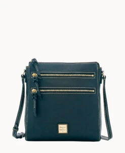 Pebble Grain Large Peyton Triple Zip Black 28 Pebble Grain Large Peyton Triple Zip Black -Dooney & Bourke B0888G AWBLPABL