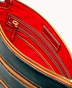 Pebble Grain Large Peyton Triple Zip Black 26 Pebble Grain Large Peyton Triple Zip Black -Dooney & Bourke B0888G AWBLPATNQ000 ALT2 1