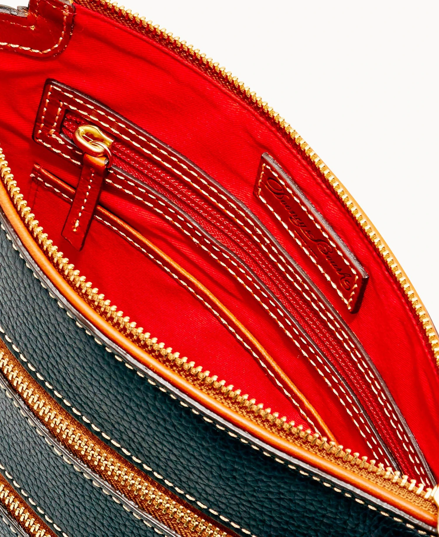 Pebble Grain Large Peyton Triple Zip Black 7 Pebble Grain Large Peyton Triple Zip Black - Image 7