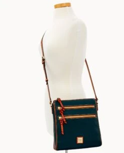 Pebble Grain Large Peyton Triple Zip Black 27 Pebble Grain Large Peyton Triple Zip Black -Dooney & Bourke B0888G AWBLPATNQ000 ALT4 1