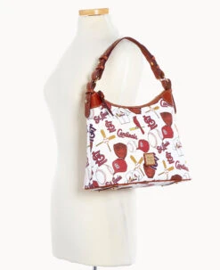 MLB Cardinals Hobo CARDINALS -Dooney & Bourke B0924G QUMWPATNCDNL ALT4