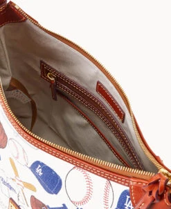 MLB Dodgers Hobo DODGERS -Dooney & Bourke B0924G QUMWPATNDODG ALT2