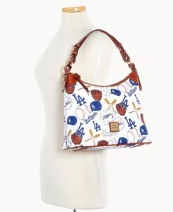 MLB Dodgers Hobo DODGERS -Dooney & Bourke B0924G QUMWPATNDODG ALT4 1