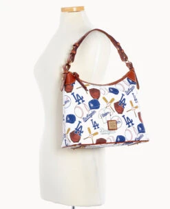MLB Dodgers Hobo DODGERS -Dooney & Bourke B0924G QUMWPATNDODG ALT4