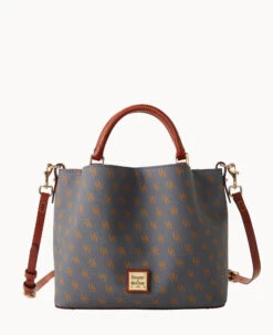 Gretta Small Brenna Brown Tmoro -Dooney & Bourke B0946G NGSLPATN