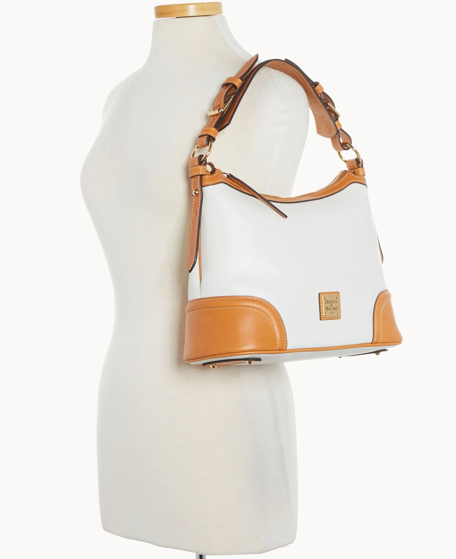 Wexford Leather Hobo White 12 Wexford Leather Hobo White - Image 12