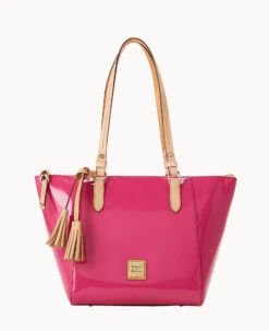 Patent Maxine Tote Black -Dooney & Bourke B0972G PTFHSVNA