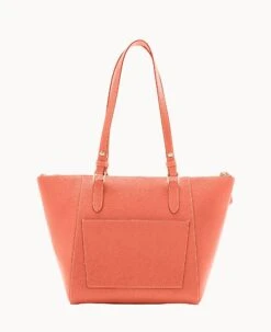 Saffiano Maxine Tote Coral -Dooney & Bourke B0972G SICRSICR ALT3