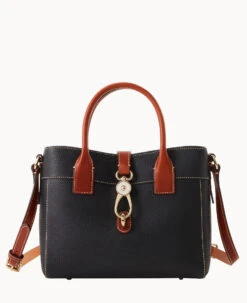 Pebble Grain Amelie Tote Red -Dooney & Bourke B1031G AWBLPATN