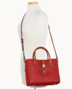 Pebble Grain Amelie Tote Red -Dooney & Bourke B1031G AWRDPATN ALT4 1