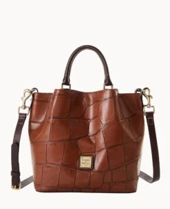 Denison Small Barlow Cognac -Dooney & Bourke B1034G 8DCGPABM 1