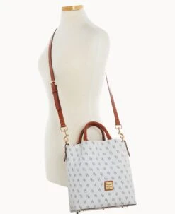 Gretta Small Barlow Bone -Dooney & Bourke B1034G NGBOPATN ALT4 1