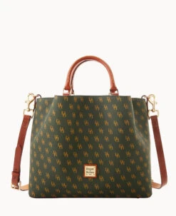 Gretta Large Barlow Brown Tmoro -Dooney & Bourke B1039G NGIVPATN