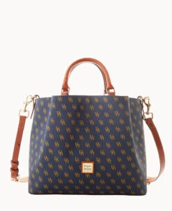 Gretta Large Barlow Brown Tmoro -Dooney & Bourke B1039G NGNVPATN