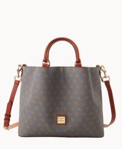 Gretta Large Barlow Brown Tmoro -Dooney & Bourke B1039G NGSLPATN