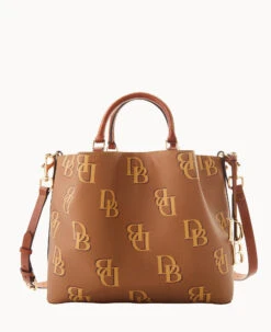 Monogram Large Barlow Wine -Dooney & Bourke B1039G QRSAPAKR
