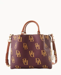 Monogram Large Barlow Wine -Dooney & Bourke B1039G QRWNPAKR 2