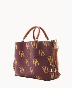 Monogram Large Barlow Wine -Dooney & Bourke B1039G QRWNPAKR ALT1 1