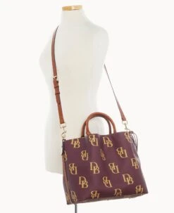Monogram Large Barlow Wine -Dooney & Bourke B1039G QRWNPAKR ALT4 1