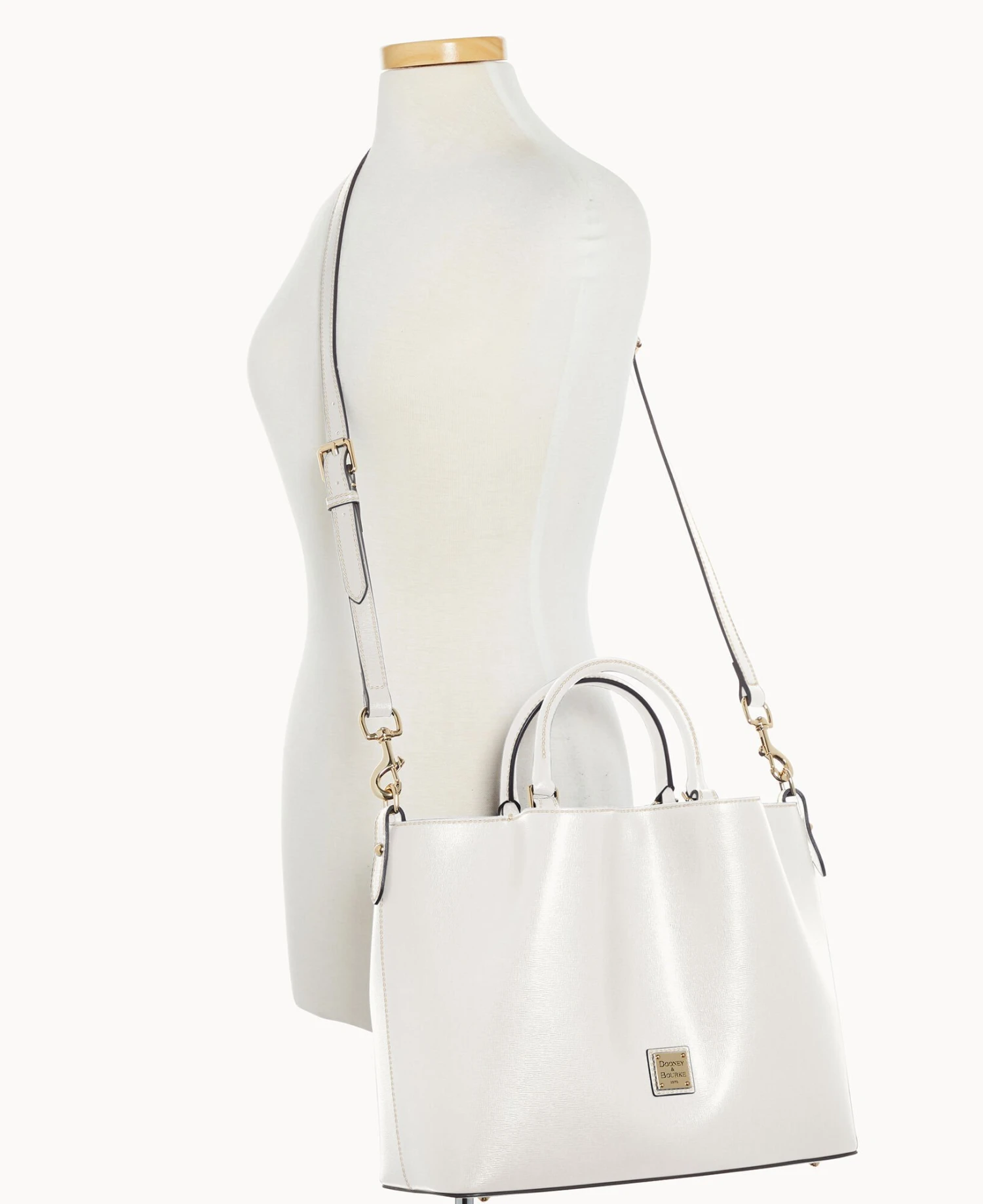 Saffiano Large Barlow Off White 8 Saffiano Large Barlow Off White - Image 8