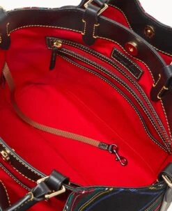 Tartan Large Barlow Black -Dooney & Bourke B1039G TTBLPABL ALT2 1