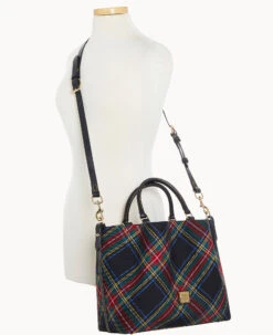 Tartan Large Barlow Black -Dooney & Bourke B1039G TTBLPABL ALT4
