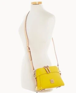 Patent Cameron Crossbody Yellow -Dooney & Bourke B1075G PTYLSVNA ALT4