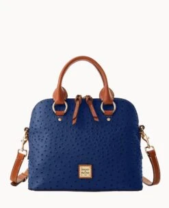 Ostrich Cameron Satchel Black -Dooney & Bourke B1076G OTNVPAKR