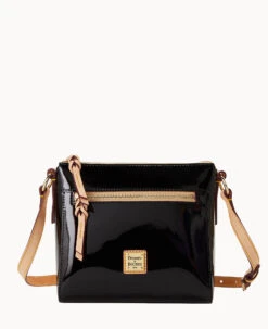 Patent Allison Crossbody Black -Dooney & Bourke B1104G PTBLSVNA 2