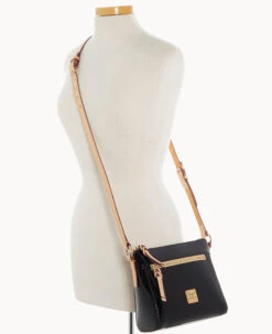 Patent Allison Crossbody Black -Dooney & Bourke B1104G PTBLSVNA ALT4
