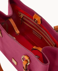 Saffiano Briana With Pouch Cranberry -Dooney & Bourke B1157G SICBPANA ALT2