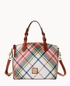 Windsor Small Heidi Satchel Charcoal -Dooney & Bourke B1217G 3WWHPATN