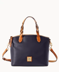 Wexford Leather Small Heidi Satchel Oyster -Dooney & Bourke B1217G JKMDPANA