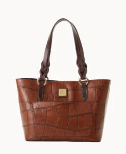 Denison Small Gretchen Tote Cognac
