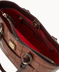 Denison Small Gretchen Tote Cognac -Dooney & Bourke B1219G 8DCGPABM ALT2 1