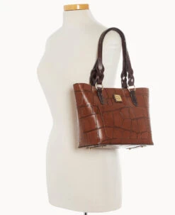 Denison Small Gretchen Tote Cognac -Dooney & Bourke B1219G 8DCGPABM ALT4